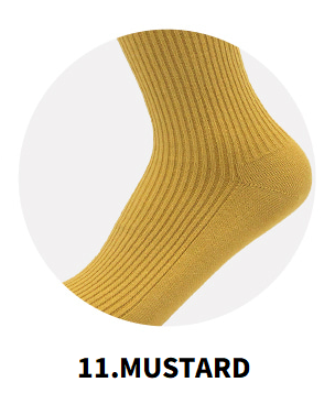 Ribbed Crew Socks 55 Colors
