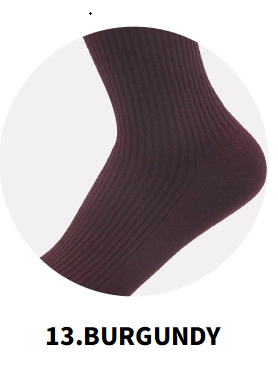 Ribbed Crew Socks 55 Colors