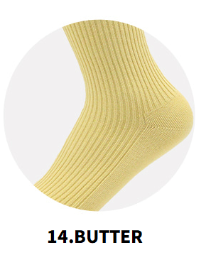 Ribbed Crew Socks 55 Colors