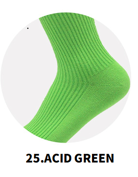 Ribbed Crew Socks 55 Colors