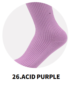 Ribbed Crew Socks 55 Colors