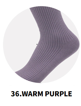 Ribbed Crew Socks 55 Colors
