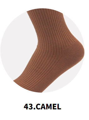 Ribbed Crew Socks 55 Colors