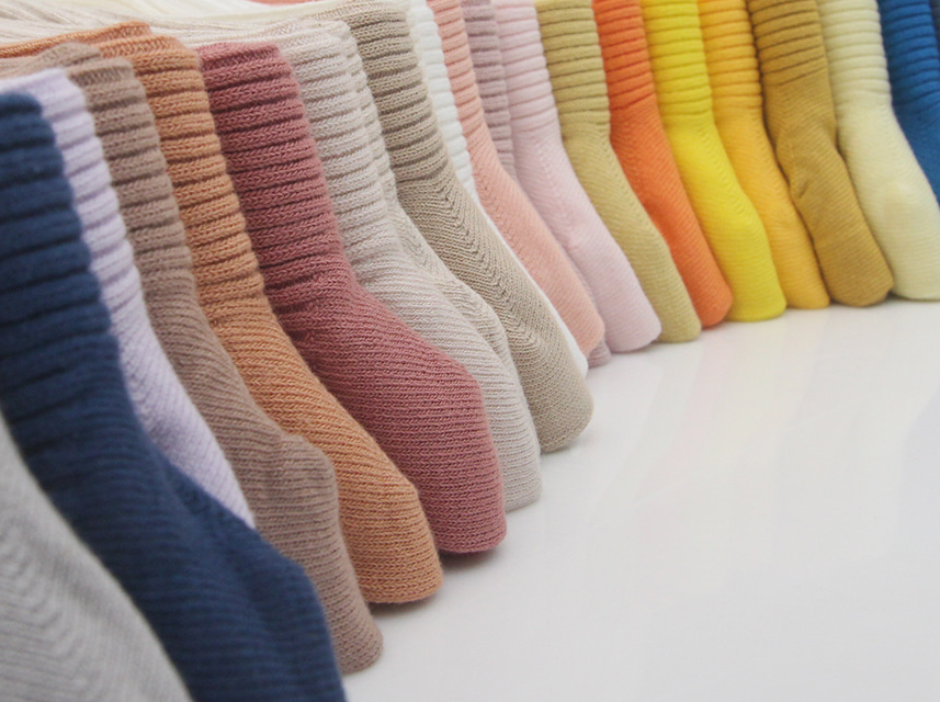 Ribbed Crew Socks 55 Colors