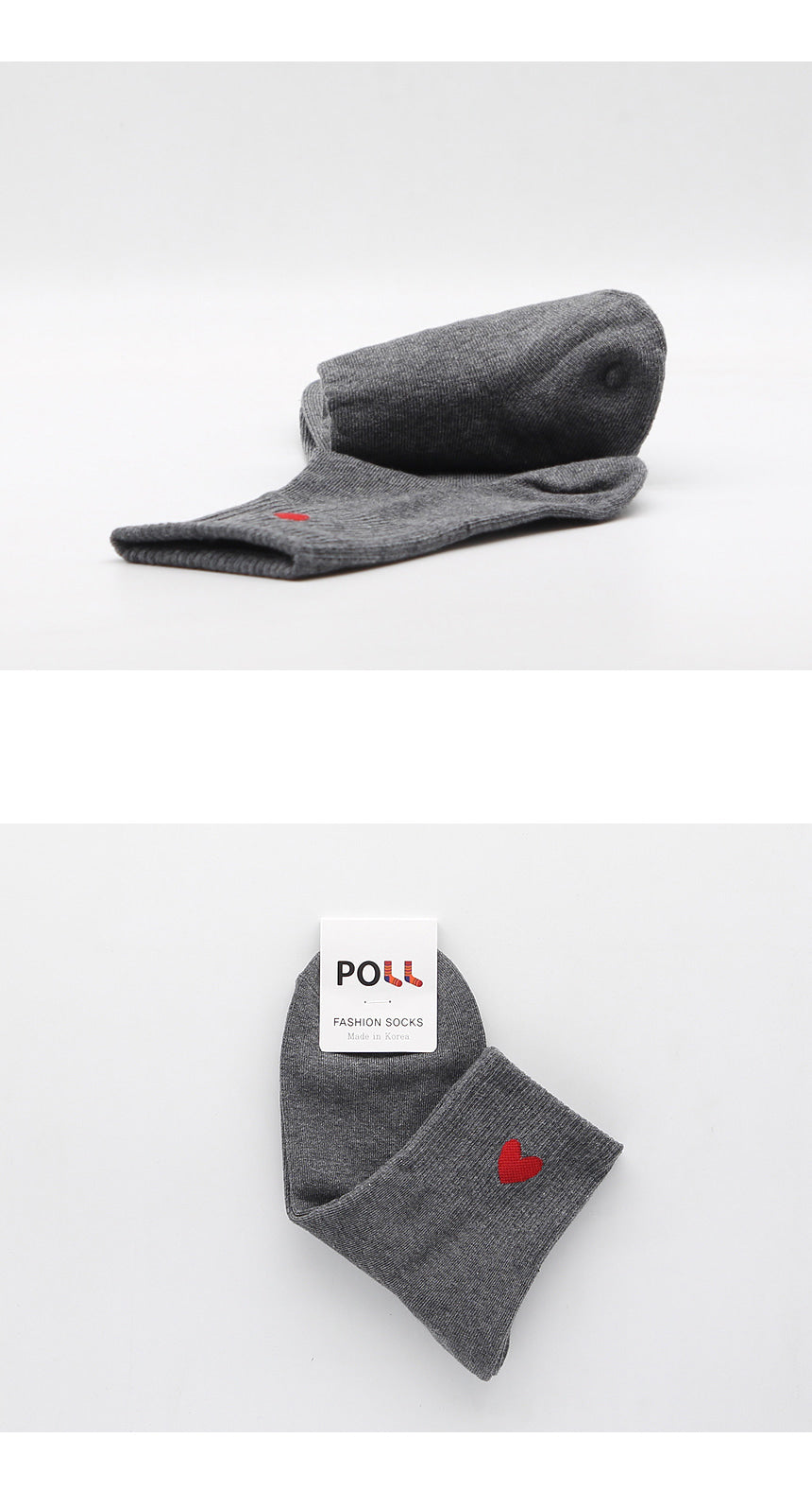 Heart Cotton Ankle Socks (3 Pairs)