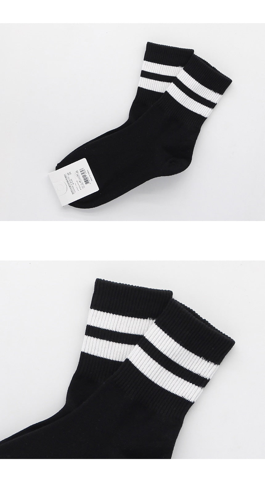 Stripe Crew Socks (3 Pairs)
