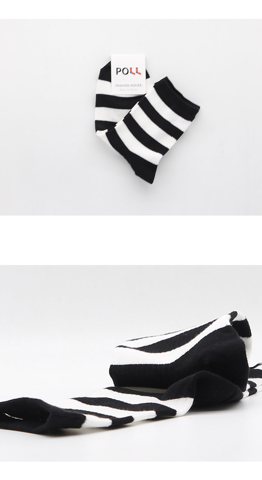 Bold Stripe Crew Socks (3 Pairs)